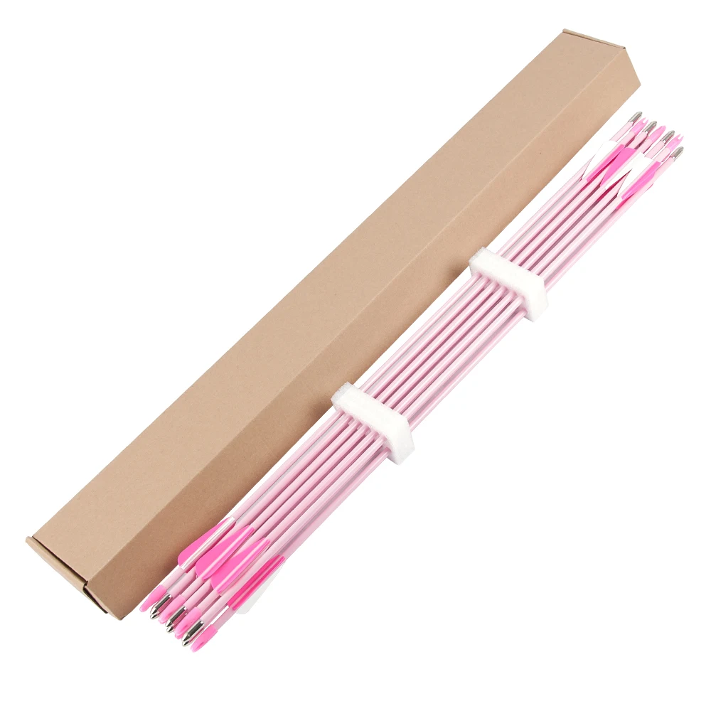 

Archery 28" Fiberglass Practice Arrows for Recurve Bow/Longbow Targeting Shooting,Youth Kids Children Beginners Training Arrows