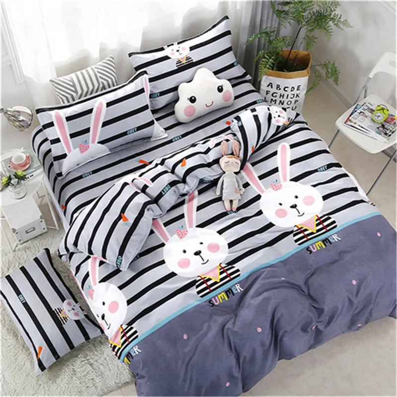 15 3/4 шт. качество город ночной вид узор удобные Семейный комплект постельного белья, пододеяльник, простынь и наволочки для подушек; ; Прямая поставка; - Цвет: 15