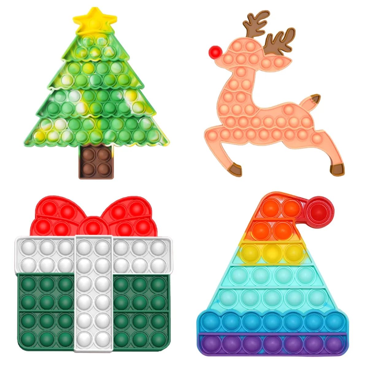 

Funny Lot SizeToy Fidget Toys Push Bubble School Bag Board Pendant Hot Sale Adult Pop Decompression Toy Children Anti-Stress