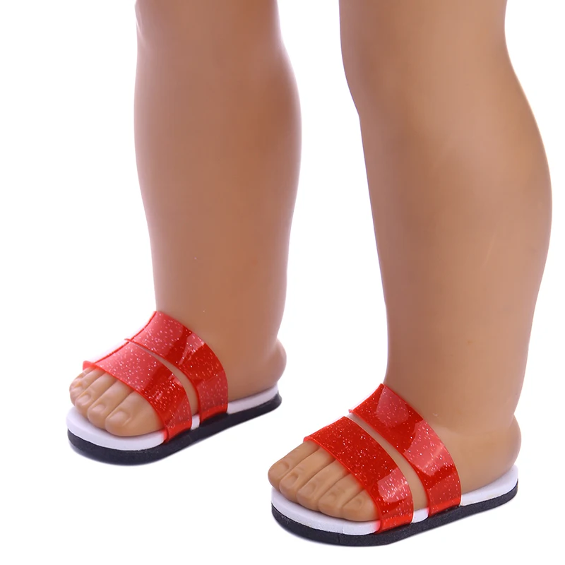 Повседневная обувь LUCKDOLL 6 цветов подходит для 18-дюймовых американских кукол