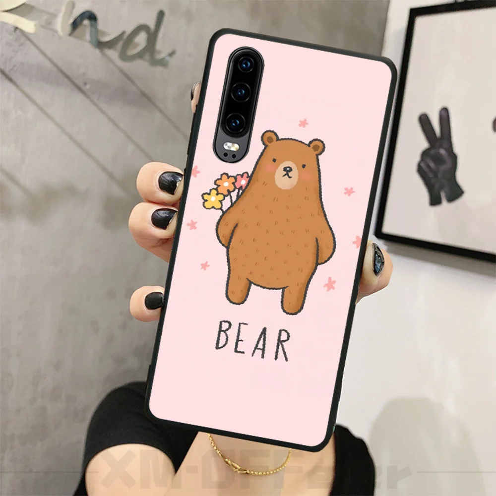 Чехол для телефона Reayou с мультяшным медведем принтом сделай сам чехол Huawei P9 10 lite