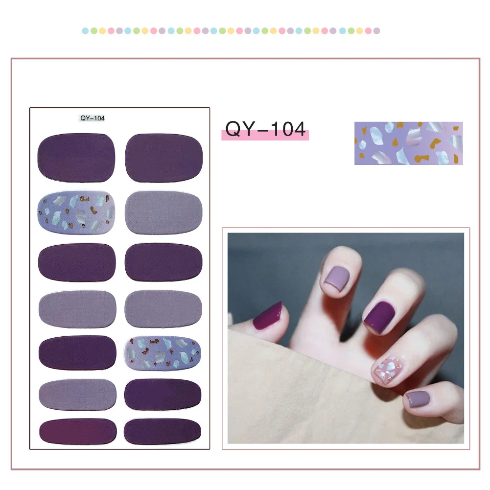3D Flower Heart Full Cover Nail Art Stickers Self-adhesive Decal Manicure Decor | Красота и здоровье