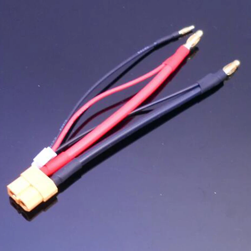 2S Lipo Батарея силиконовый провод + Разъемы с вилками типа банан 4 мм балансовая