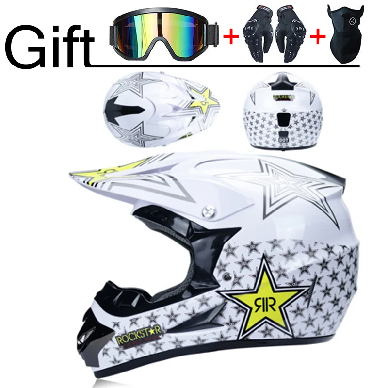

Adult Professional Motocross ATV Motorcycle Full Face Helmet Cycle Motorcycle Off Road Helmet Motobike Casco Casque Moto Men