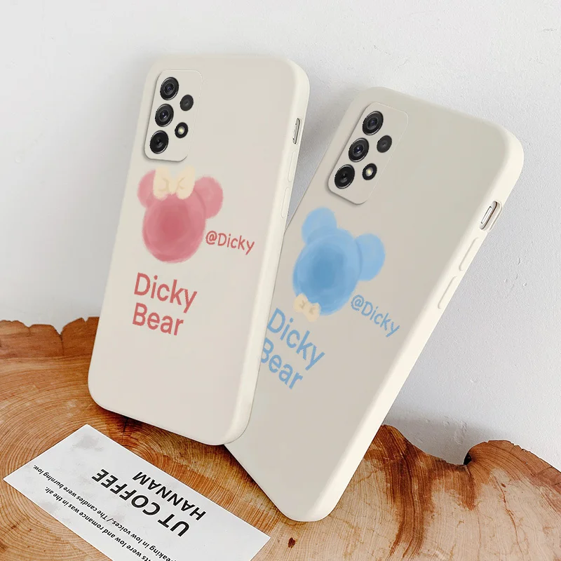 

Pink Bear Case For Samsung A72 A52 A42 A32 A22 A21S A02S A12 A02 A71 A51 A41 A31 S21 S20 FE S10 S9 Ultra Soft Phone Back Cover