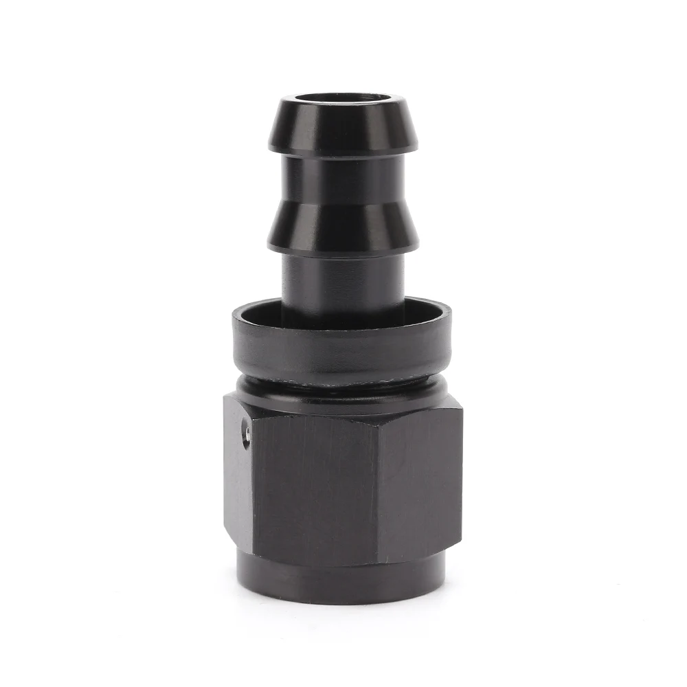 AN8 прямой топливный нажимной фитинг конец шланга многоразового использования