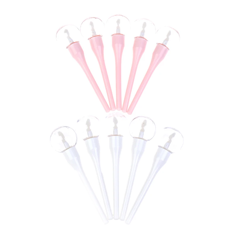 

Pink Lollipop Empty Lip Gloss Tube Mini Refillable Bottles Lips Bottle Brush Container Lipgloss Tube Lipstick