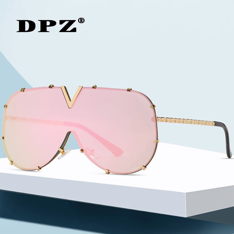 Очки солнцезащитные женские и мужские в большой оправе с встроенными зажимами