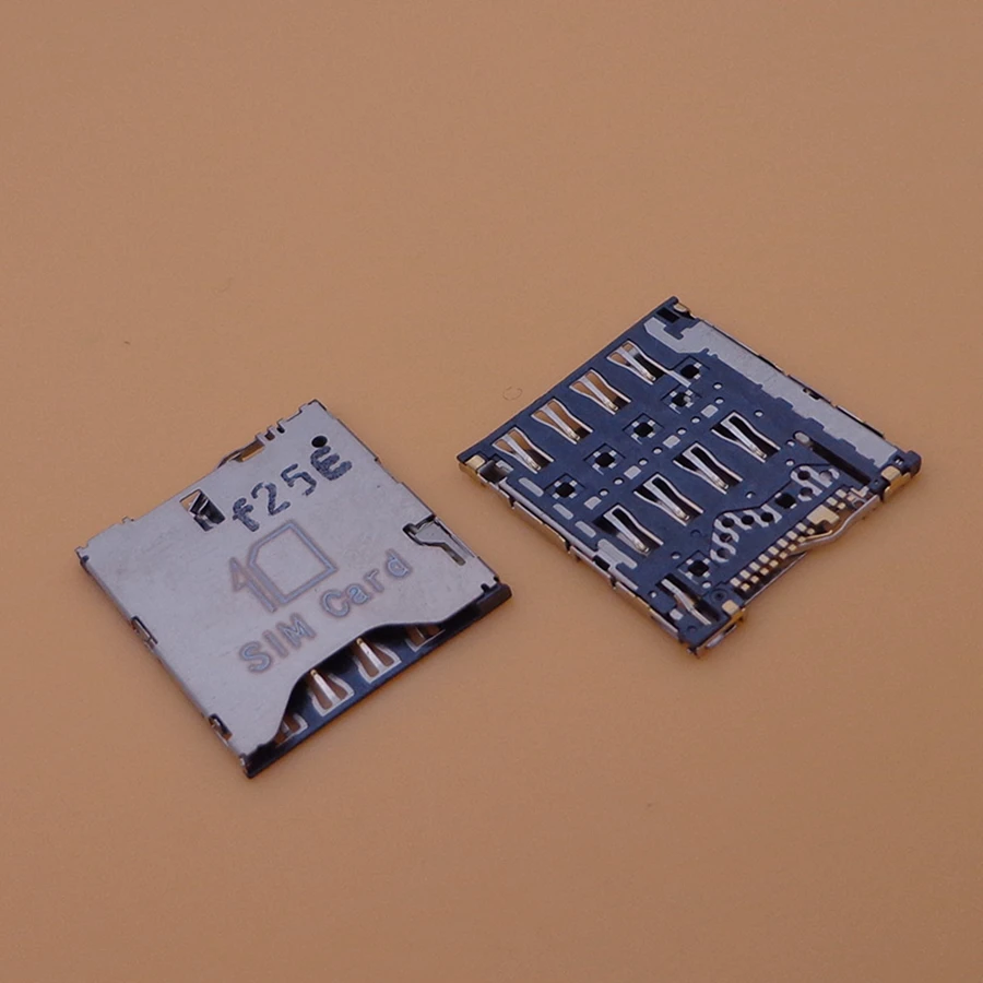 2 шт. держатель для считывания sim карт Solt Socket Alcatel idol X one touch OT 6040 6040D разъем модуль