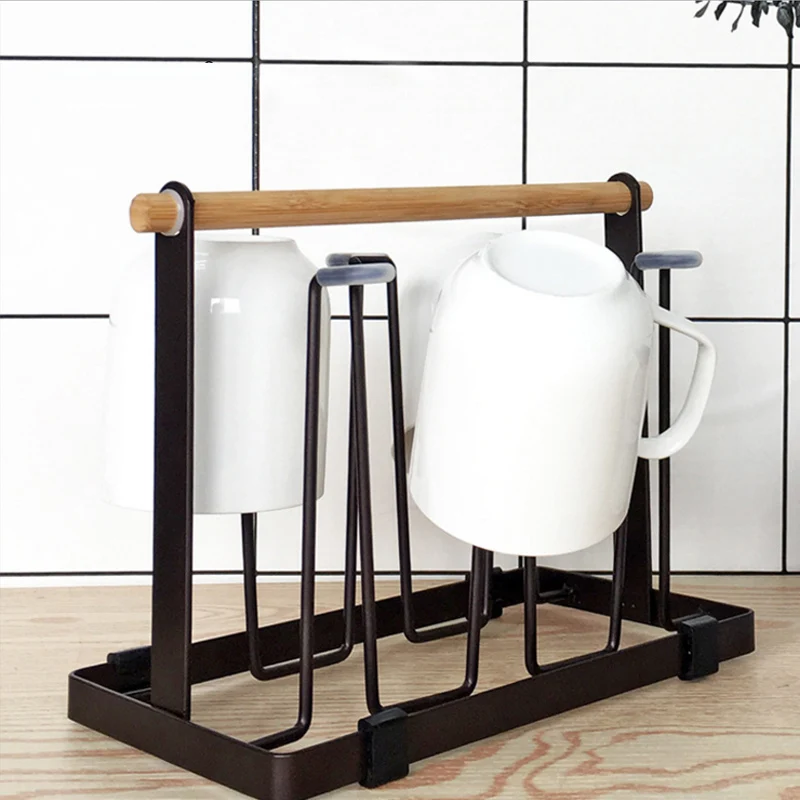 6 Подвесная подставка для чашек стакан воды сушилка кружка железный держатель