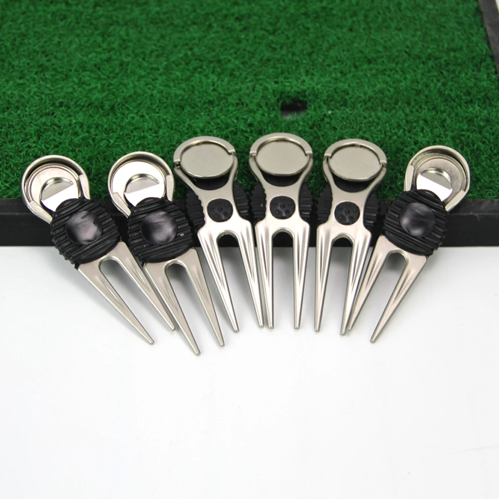 10 шт./лот Ремонтный инструмент из сплава для гольфа Divot со съемным мячом