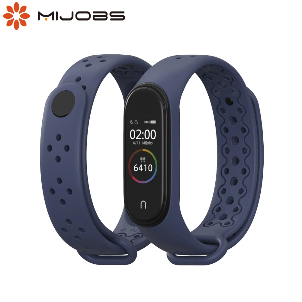 Ремешок для Mi Band 4 3 спортивный браслет Bend ремень Xiaomi Pulseira Opaska My Band4 силиконовый