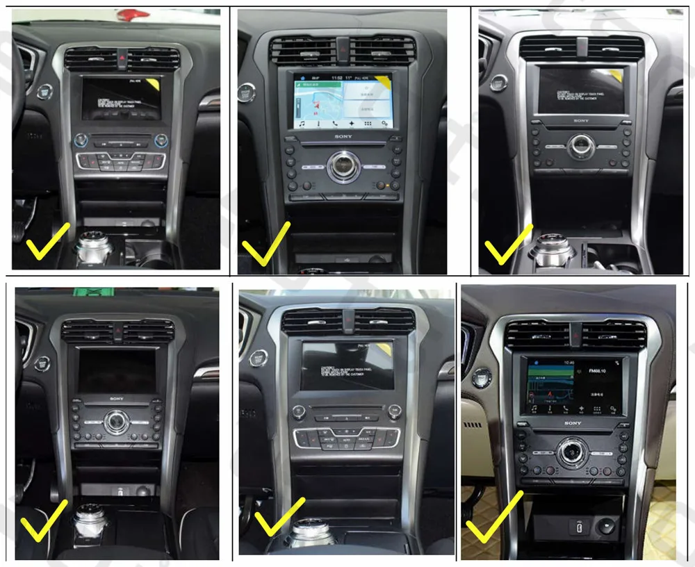 Aotsr 12," ips Tesla стиль Android 6,0 нет DVD плеер gps навигация для FORD Mondeo Fusion MK5 2013+ стерео блок мультимедиа