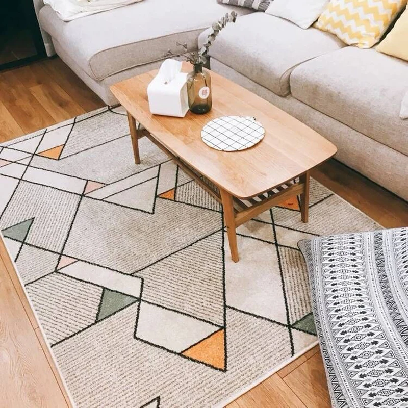 Скандинавские художественные ковры для гостиной дома марокканский ковер