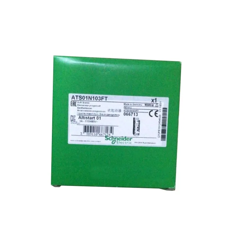 Новый трехфазный мягкий стартер ATS01N103FT 200 480V 1.1KW однофазный 0.37kW 3A 230V с