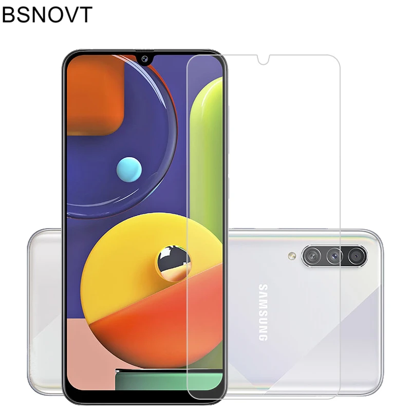 2 protectores de pantalla de cristal para Samsung Galaxy A50s A507F para Samsung Galaxy A50s Glass para Samsung A50s Glass 6,4 "BSNOVT-2