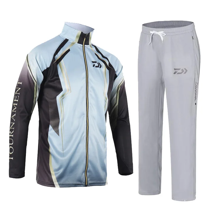 

DAIWA Fishing Clothing sets Men Breathable UPF 50+ UV Protection Outdoor Sportswear Suit Summer Fishing Shirt Pants shirt