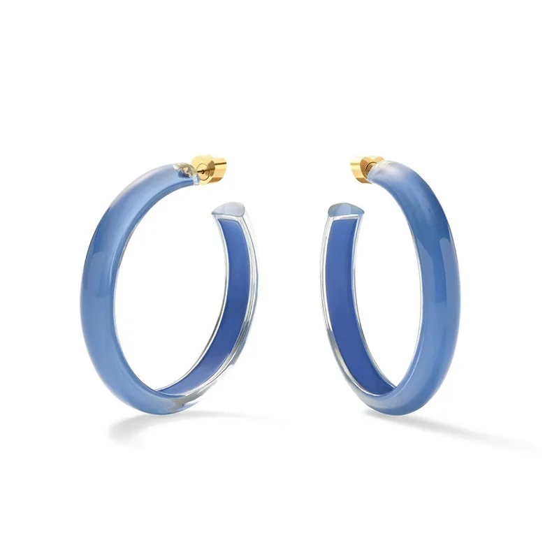 HZ 2019 Новинка Минималистичная преувеличенная прозрачная Конфета цвет акриловая