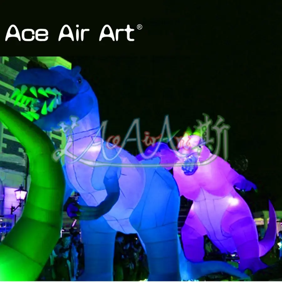 Гигантские рекламные светильники в виде животных надувной Тираннозавр Рекс