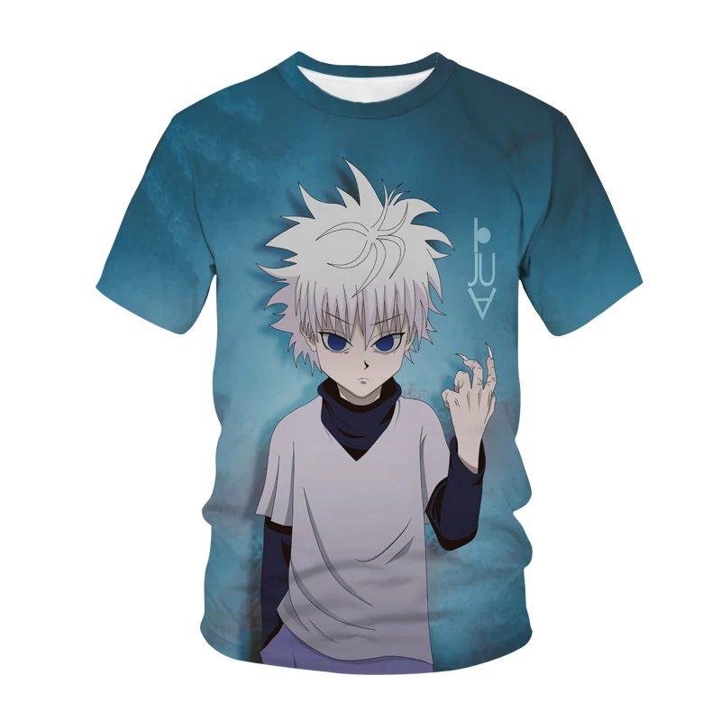 

Anime T-shirt Hunter x Hunter 3D Print Men Women Streetwear Hip Hop Children Tshirt Short Sleeve Casual Tops Unisex T Shirt