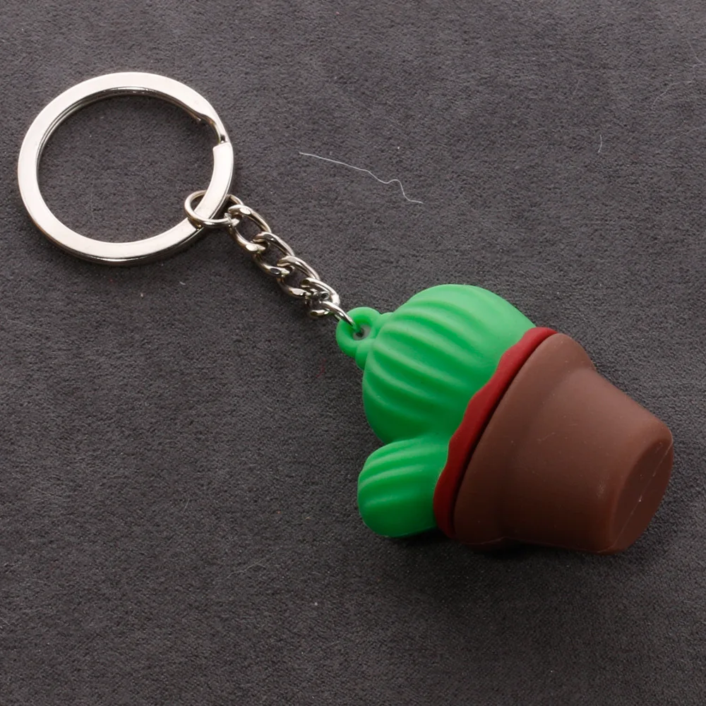 Женский силиконовый брелок-подвеска в горшке | Украшения и аксессуары