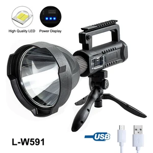 Мощный светодиодный фонарик для работы, люмен, точесветильник светильник, поиск, 4 режима, зарядка от USB, переносной светильник онарик для работы