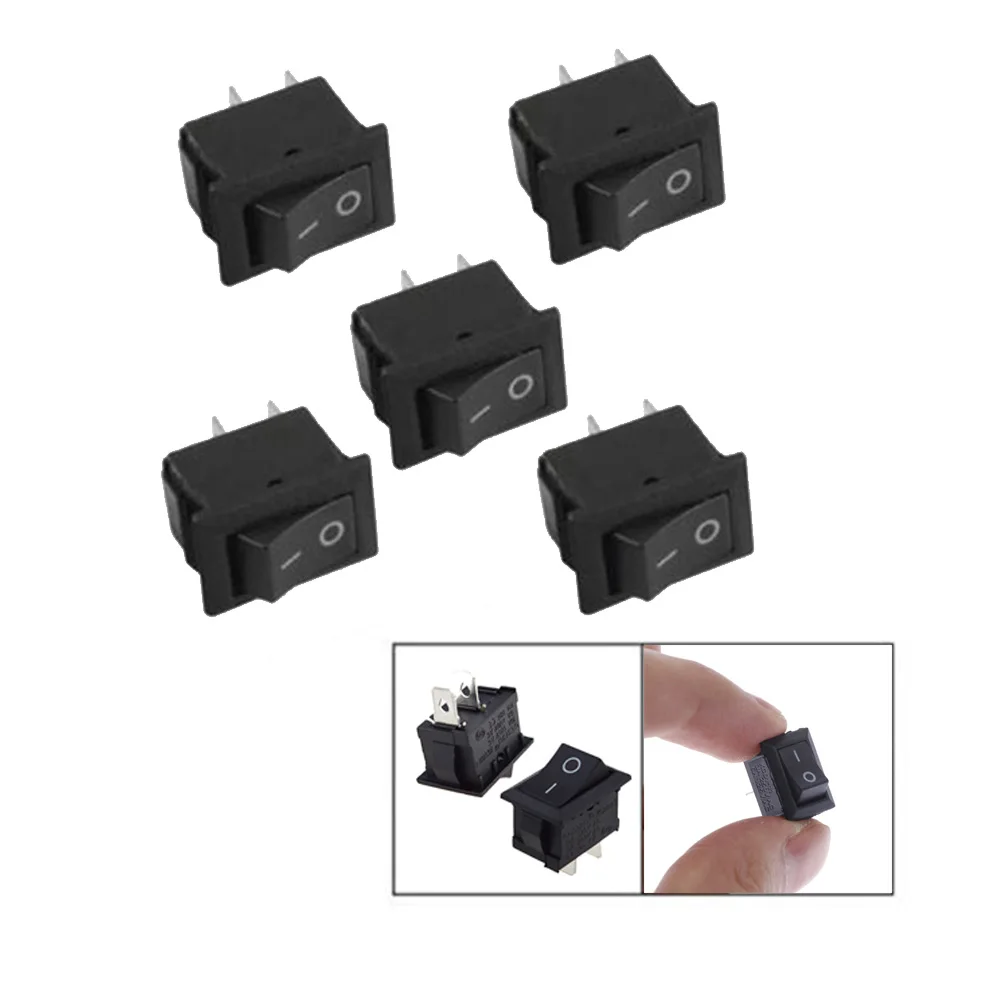 10 шт./лот 2 Pin 12v автомобиль Bost Тумблер в круглую горошину Световой индикатор