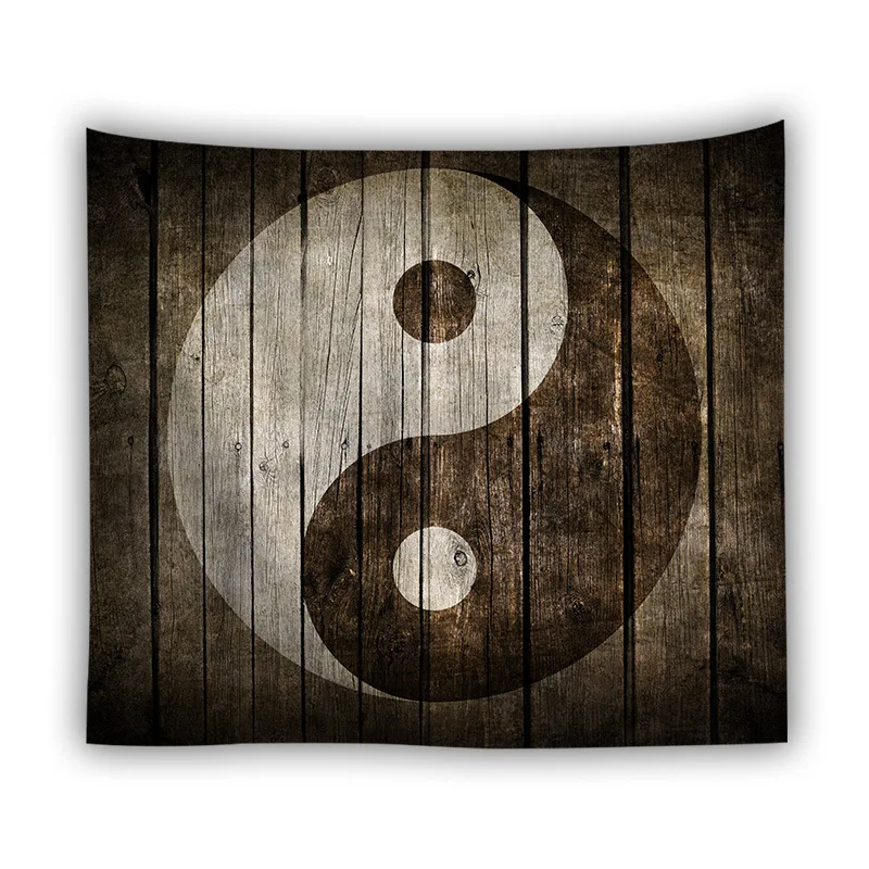 Деревянный узор кирпичный гобелен настенные гобелены цифровая печать фон Ткань