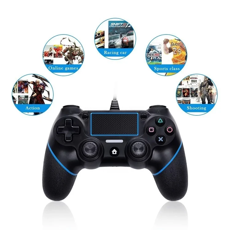Новинка проводной USB контроллер для PS4 Playstation геймпады Sony джойстик
