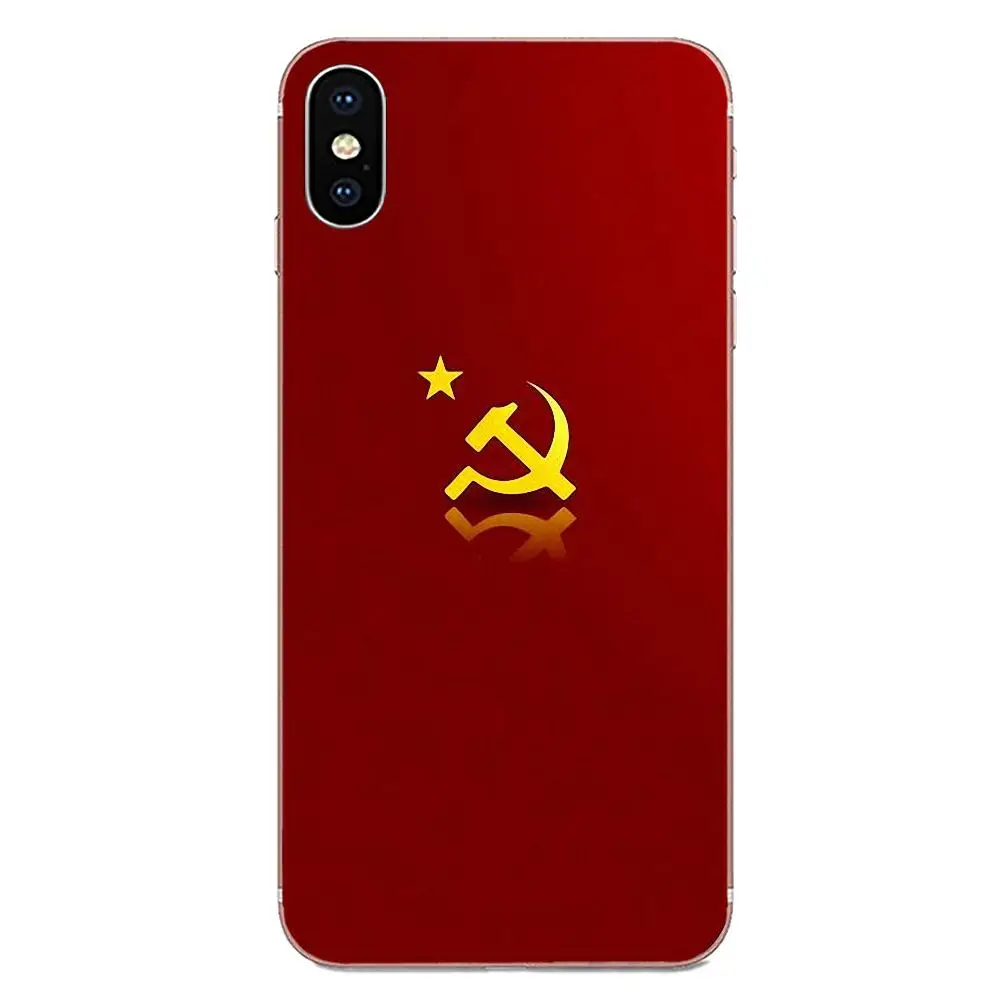 Советский Союз эмблема баннер флаг Арт плакат для Xiaomi Redmi Mi 4 7A 9T K20 CC9 CC9e Note 7 9 Y3 SE рro