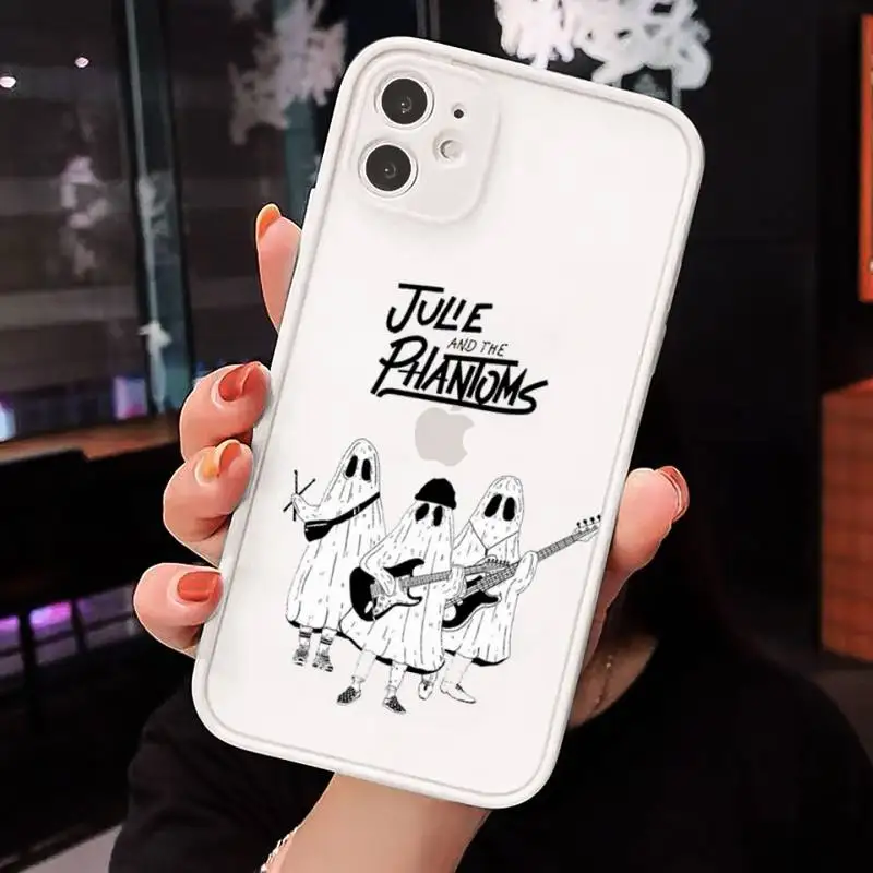 

Julie and the Phantoms Sunset Phone Cases Matte transparent For White iPhone 12 Mini 11 Pro XR XS Max 7 8 Plus X Back Cover