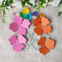 new flower leaf metal cutting die for scrapbook decorative carving die cutting paper cards process tools