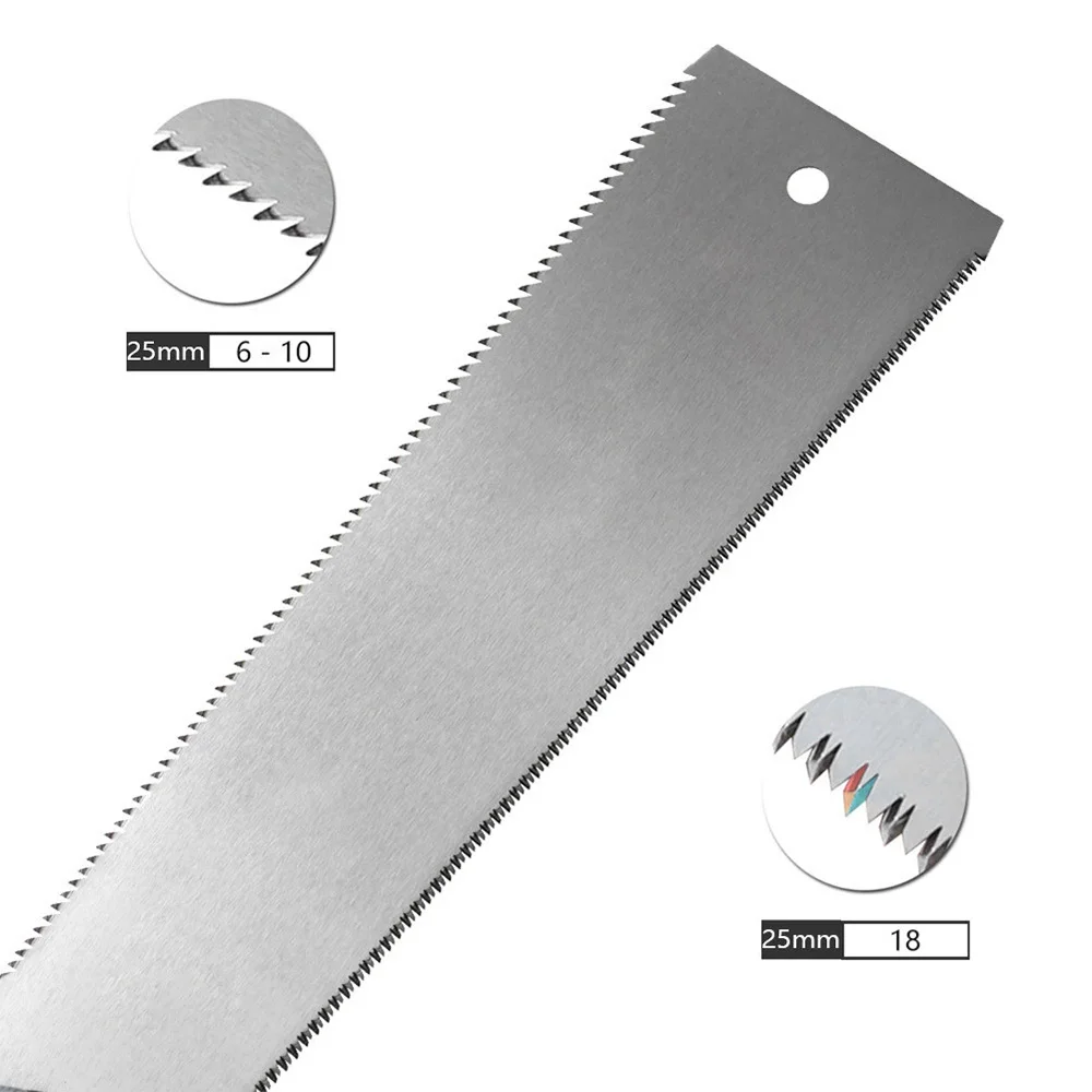 Японская вытяжная пила 10 дюймов двухсторонняя ручная SK5 стальная утапливаемая