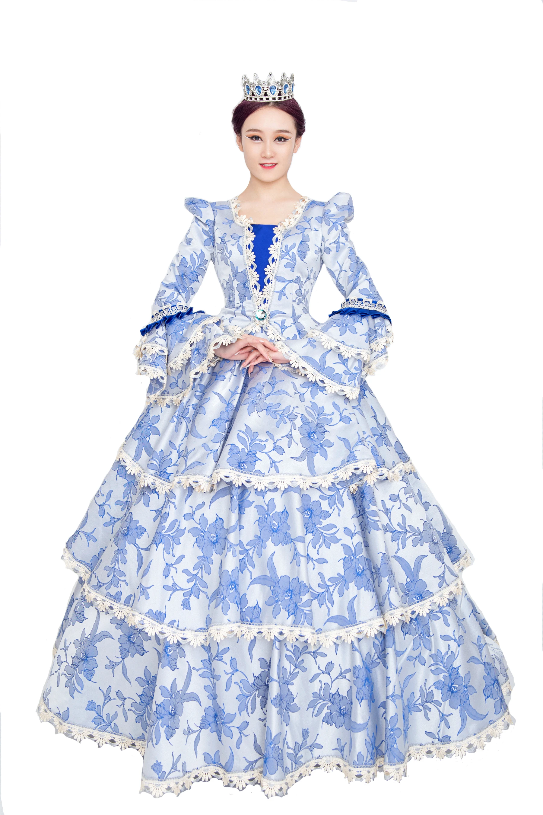 

Sky Blue Victorian Dress