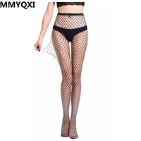 mmyqxi hollow out sexy pantyhose black women fashion tights fishnet stockings club party hosiery female lingerie girls thigh me