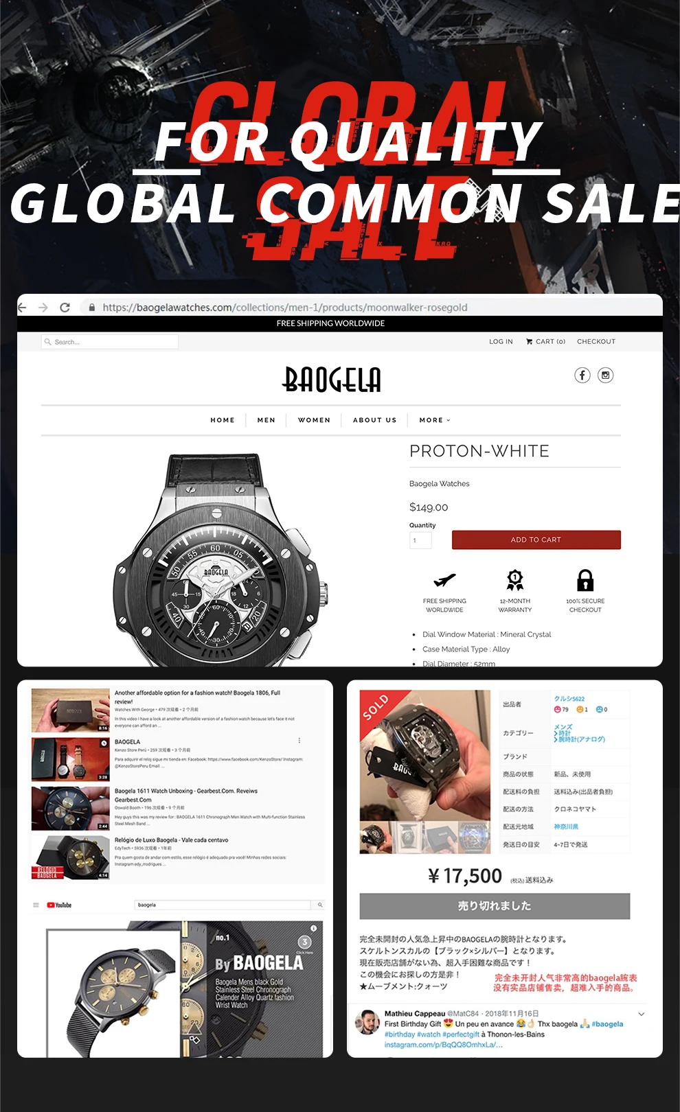 BAOGELA hommes montres hommes horloge de люкс, брендовый кварцевый спортивный montre Rose chronographe mode montre-браслет pour hommes1910