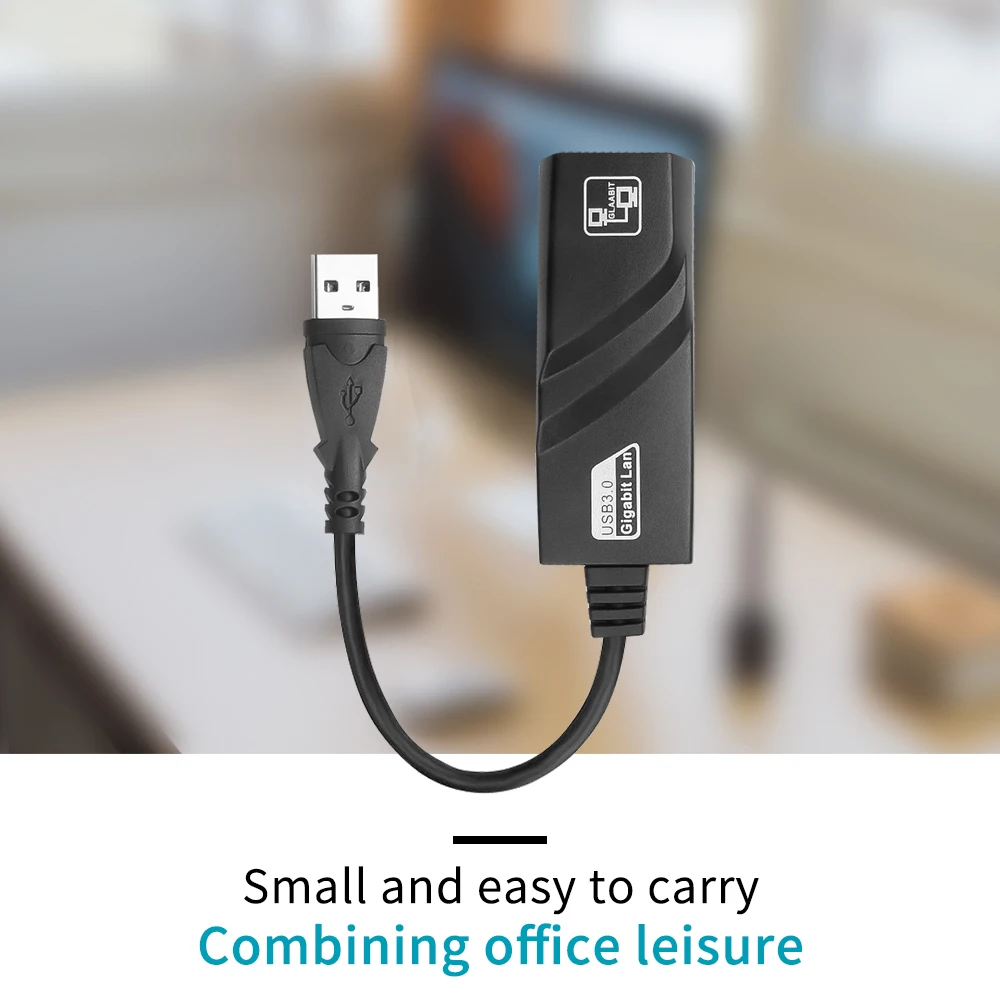 Сетевой адаптер KEBIDU USB 3 0 до 1000 Мбит/с Gigabit Ethernet RJ45 LAN 10/100/1000 Сетевая карта для ПК