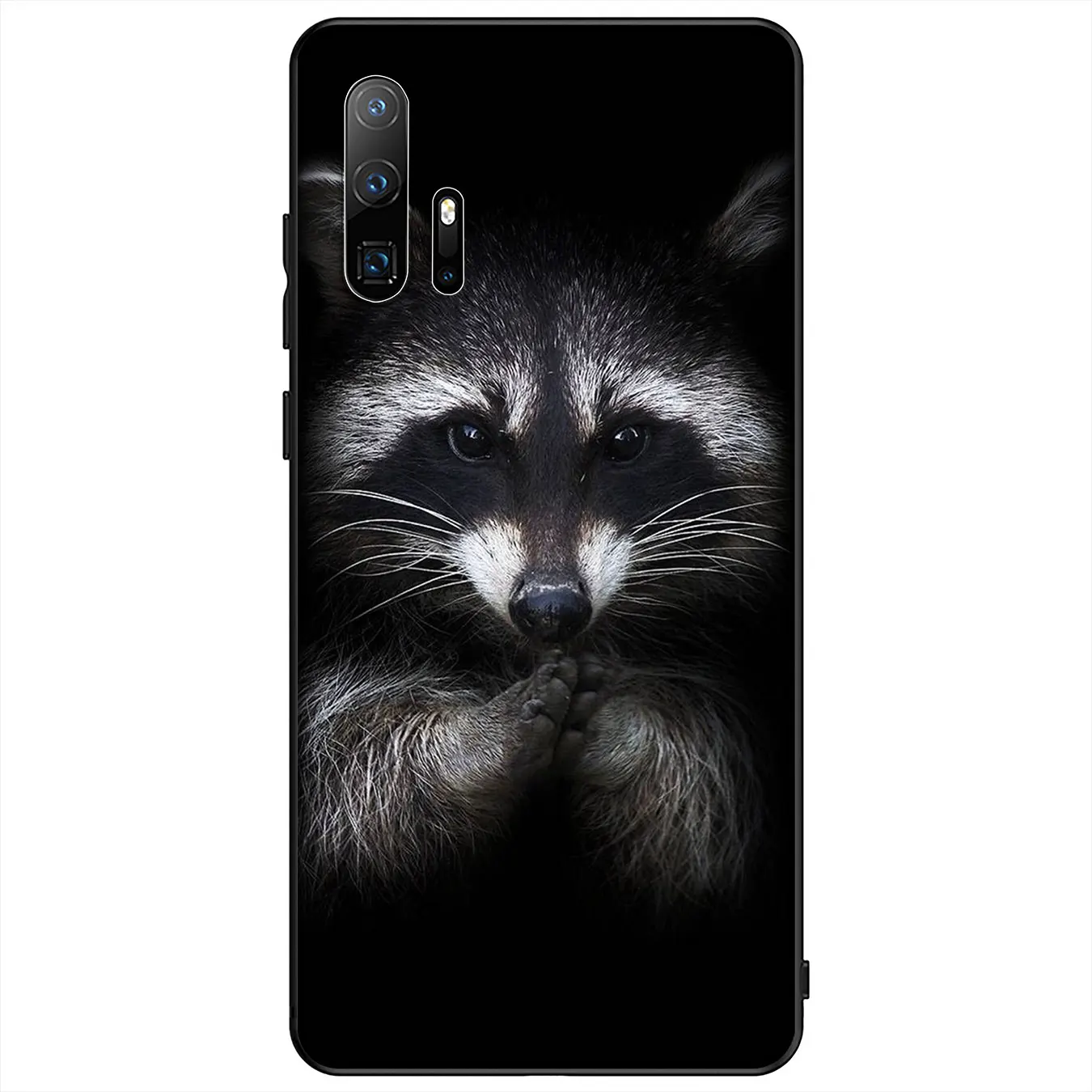 Милый мягкий силиконовый чехол с рисунком животного енота лисы для Huawei Y9 Y7 Y6 Prime