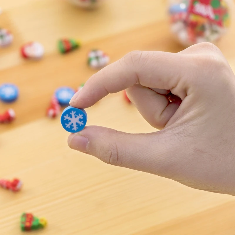 36 шт. мини-ластик Классический Рождественский ластик Детский Карманный легко