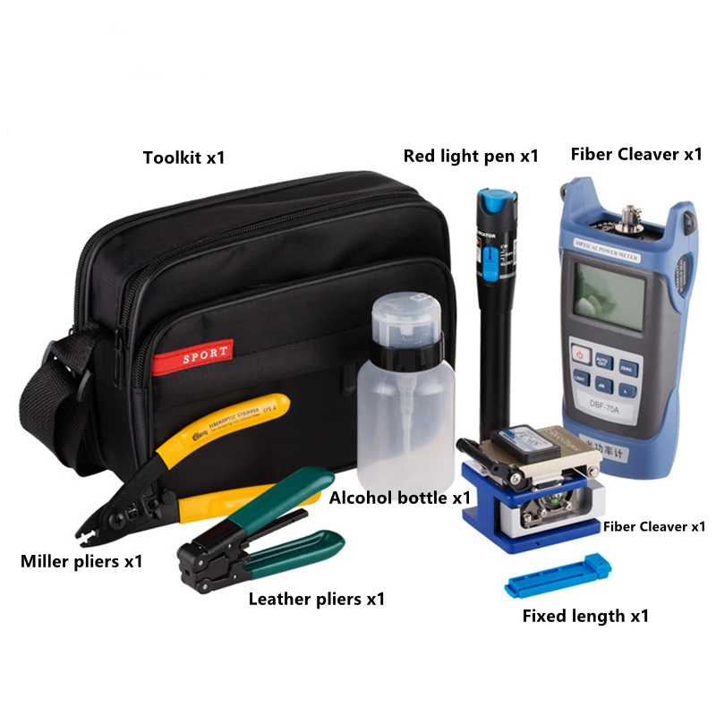 Jillway Оптическое волокно холодное Сращивание инструмент KitFTTH FC-6SComponent счетчик