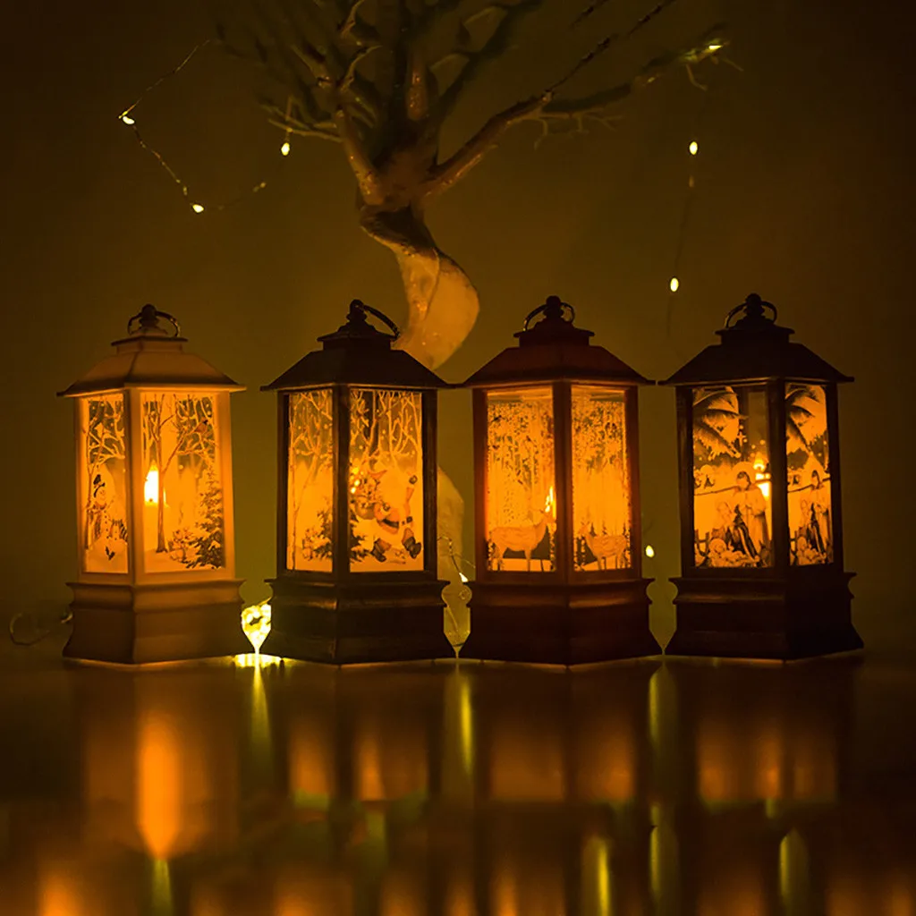 Рождественские украшения свет 2019 Новый подвесной полый звездный орнамент