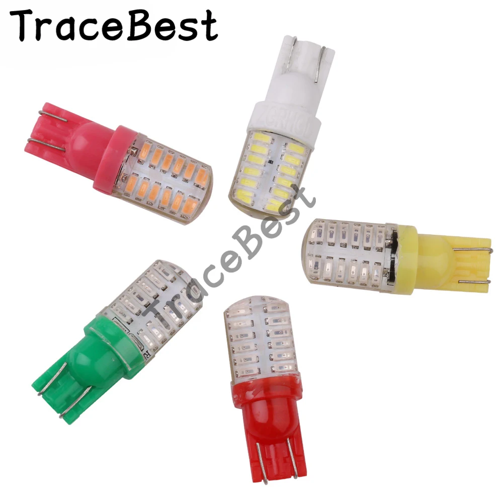 4 шт. T10 168 194 W5W 24 3014 SMD габаритные огни клиновидные светодиоды для автомобиля