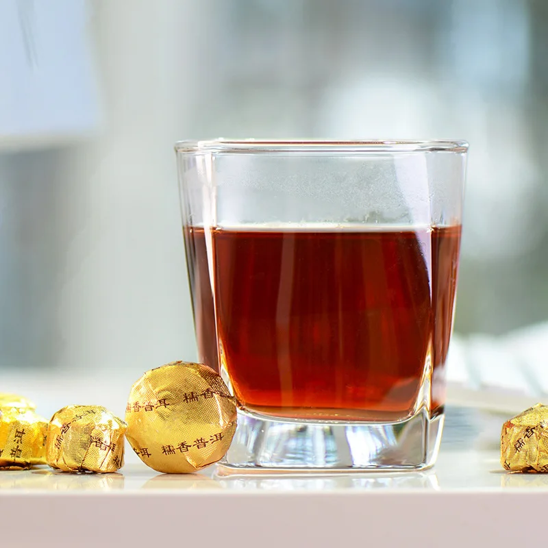 Yunnan Puɾr Tea Glutinous Rice Fragrant Ripe Handmade Xiaotuo Gift Box 75g | Дом и сад