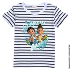 Новейшая летняя детская футболка для маленьких мальчиков с мультипликационным рисунком лука уличная одежда для девочек с 3D принтом детская одежда футболка для девочек с круглым вырезом