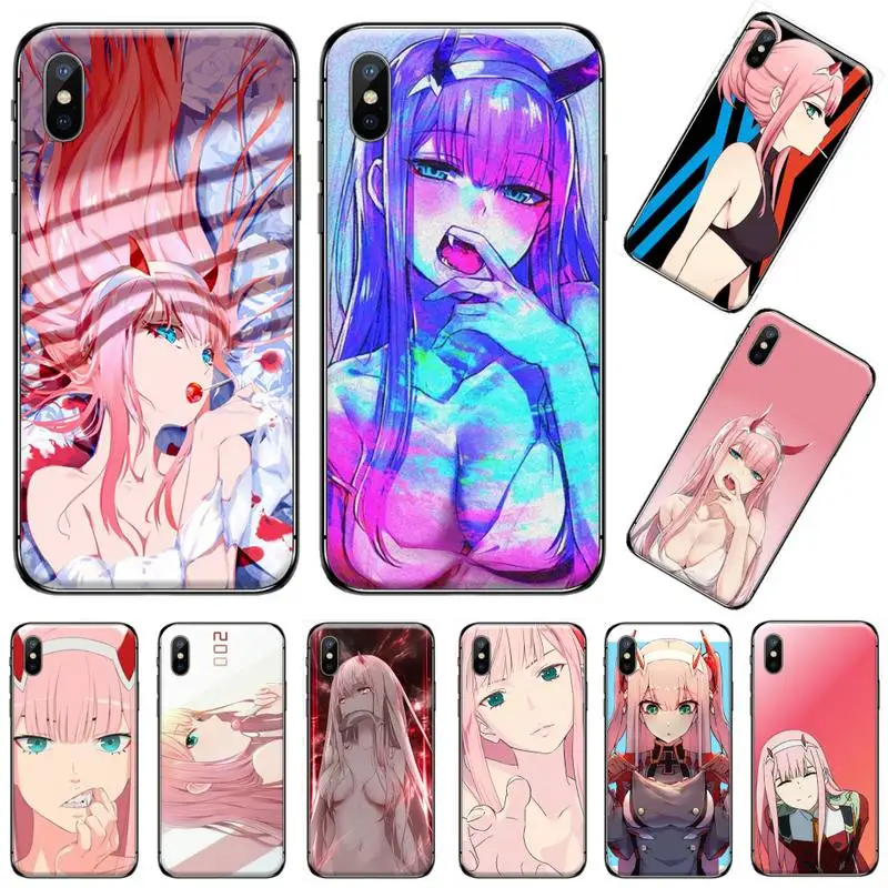 Чехол для телефона Zero Two Darling in the FranXX оболочка чехол iPhone 11 12 pro XS MAX 8 7 6 6S Plus X 5S SE 2020