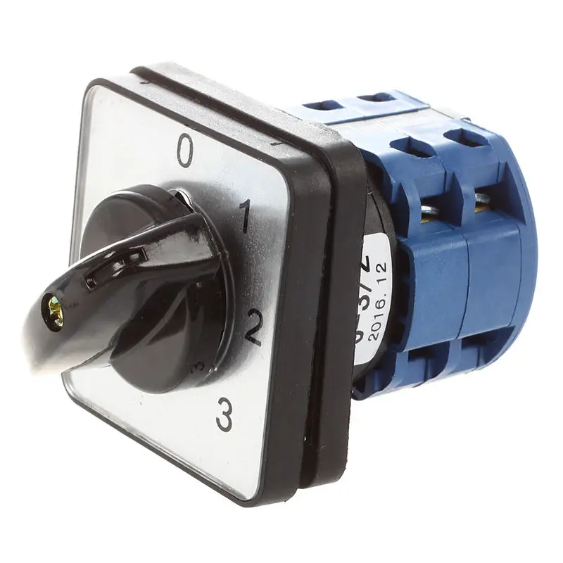 Поворотный кулачковый переключатель, 660 В, 20 А, 6 клемм, 4 позиции, ABSF
