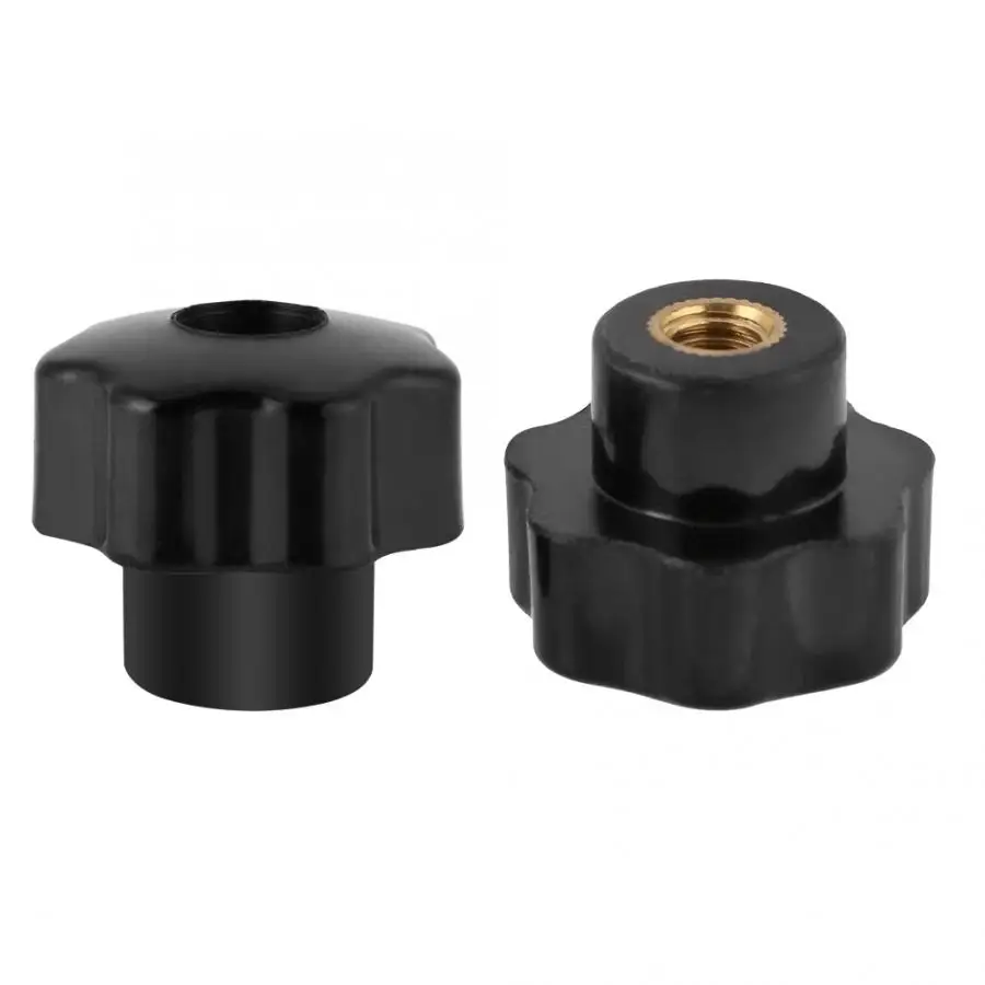 Ручка двери 10 шт. M6 x 25 мм Женская резьба пластиковая накатанная головка Зажимная