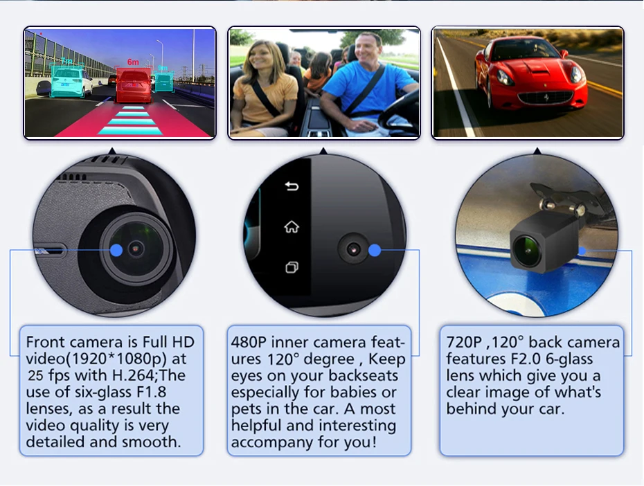 WHEXUNE 4G 3-канальный Автомобильный видеорегистратор ADAS Android зеркало заднего вида 1080P специальный кронштейн авто " DashCam камера для Uber такси Новинка 2+ 32GB
