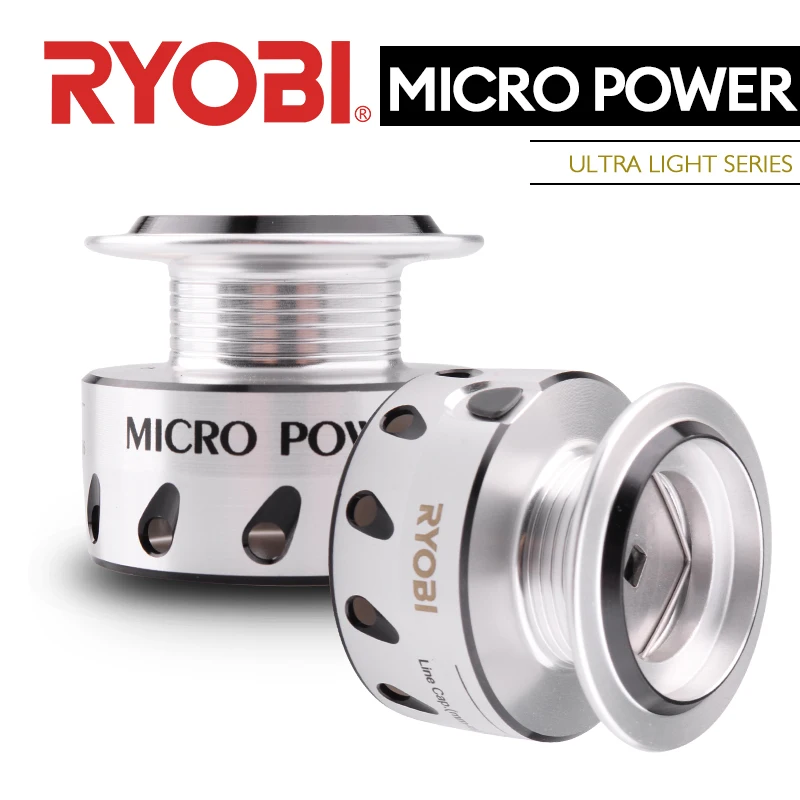 

RYOBI MICRO POWER/ULTRA POWER/ULTRA LITE Spinning Fishing Reels Metal Ultra Light Spool Saltwater Fishing Tackle Spare Spool