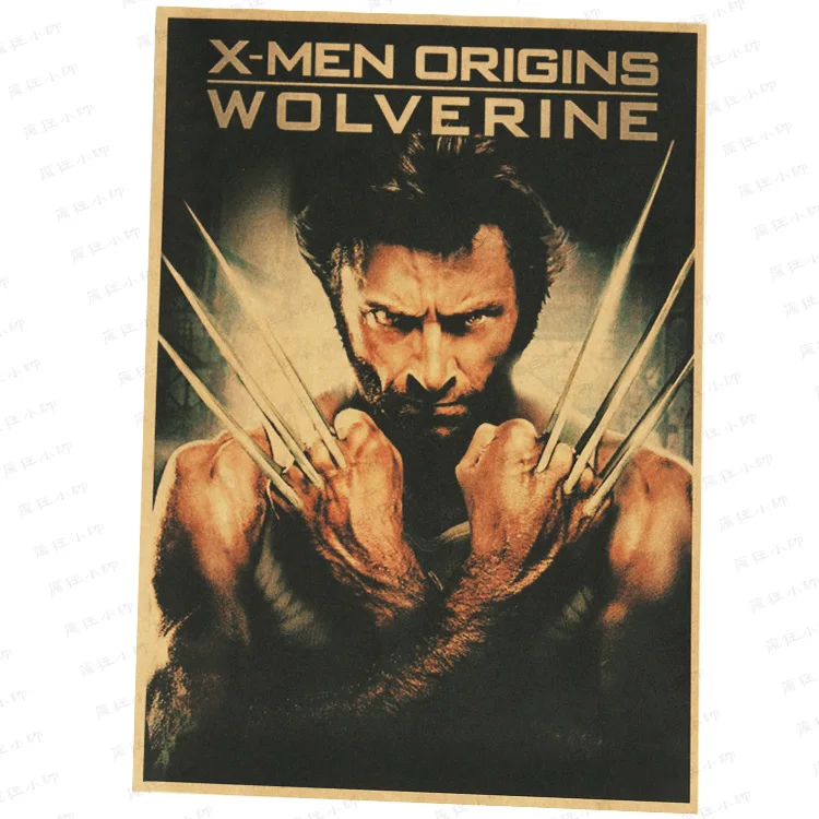Фильм Wolverine классический ретро-постер The film Pulp 5 | Дом и сад